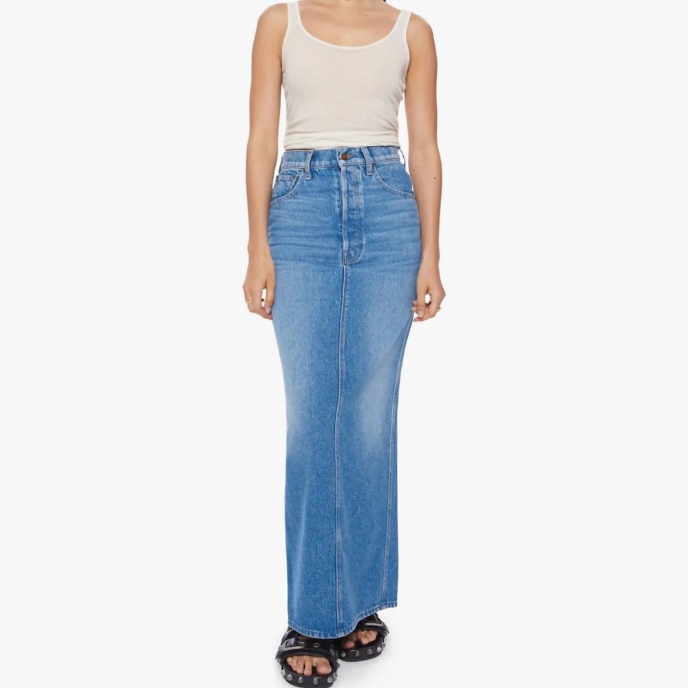 Mother Snacks Denim Skirt Sz 27